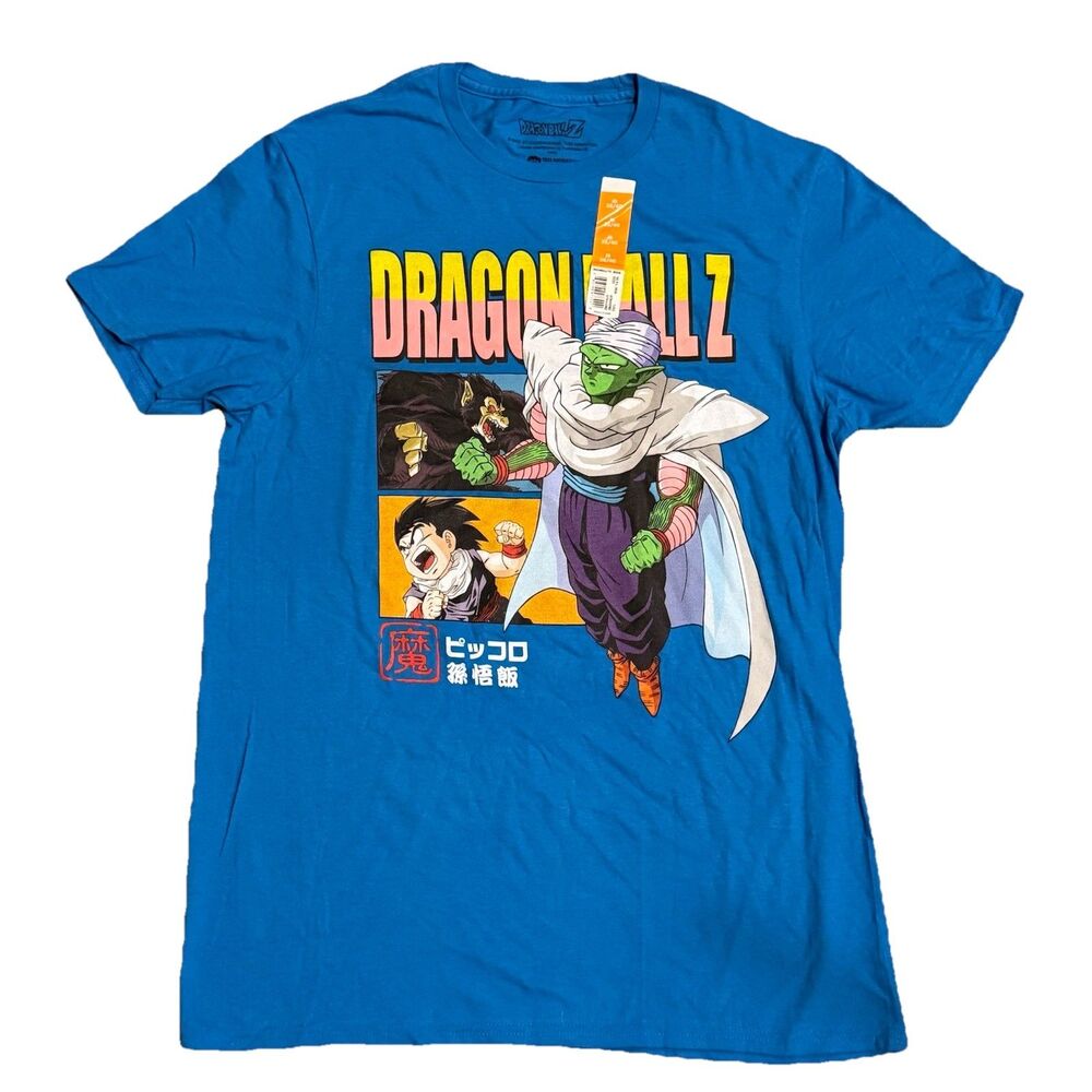 Dragon Ball Z Goku Great Ape Piccolo DBZ Kanji Symbol Men's T-Shirt Sz M (38/40)